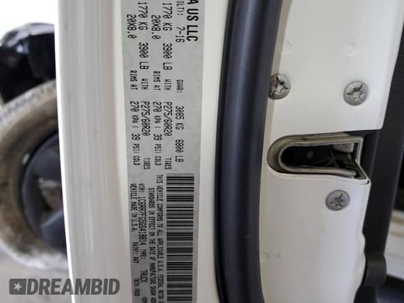 2016 Ram 1500 Express with VIN 1C6RR7FG5GS418814, listed as a Copart auction lot 68102665 with 10,122 mi miles and Salvage title. Bid and sale history available at DreamBid. Image 12.