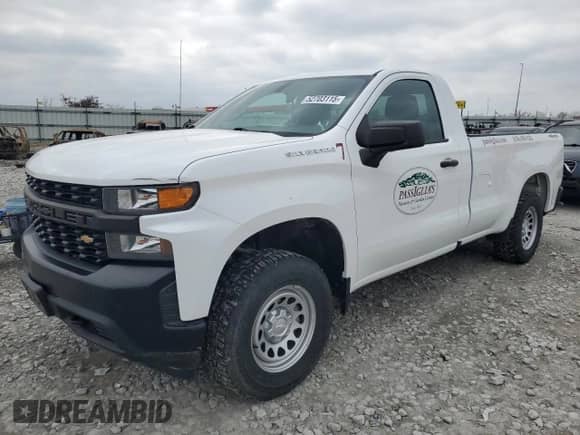 2020 Chevrolet Silverado 1500 Work Truck с VIN 3GCNYAEF1LG103042, выставлен на аукционе Copart как лот 52703115 с пробегом 117 782 миль миль и Списание • Salvage title. История ставок и продаж доступна на DreamBid. Изображение 1.