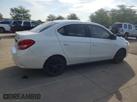 ✅ 2020 Mitsubishi Mirage SE • VIN: ML32F4FJ0LHF10682 • Lot: 69401995. Listed on Copart with Not provided. Free auction sales archive from the USA and detailed vehicle history report at DreamBid. Image 3.