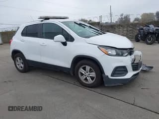 ✅ 2020 Chevrolet Trax LS • VIN: KL7CJKSB3LB022813 • Lot: 43753612. Listed on IAAI with 85,533 mi. Free auction sales archive from the USA and detailed vehicle history report at DreamBid. Image 1.