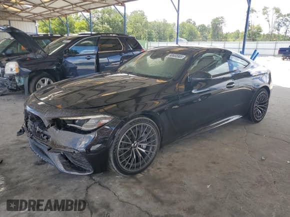 ✅ 2025 Mercedes-Benz CLE 53 AMG • VIN: W1KMJ6CBXSF030126 • Lot: 68668985. Listed on Copart with 2,942 mi. Free auction sales archive from the USA and detailed vehicle history report at DreamBid. Image 1.