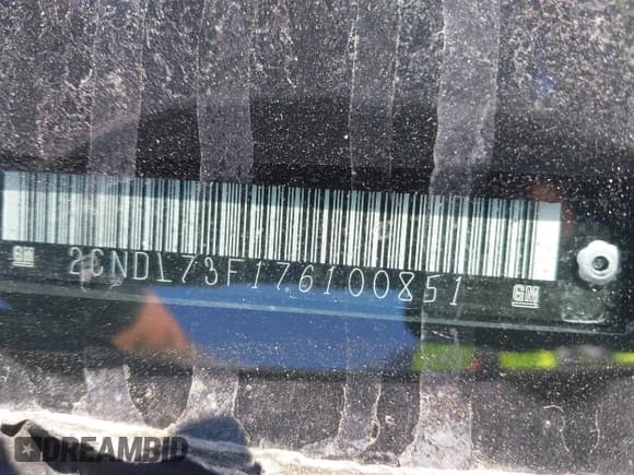 ✅ 2007 Chevrolet Equinox LT • VIN: 2CNDL73F176100851 • Лот: 42117225. Опубликован ранее на IAAI с пробегом Не указан. Бесплатный доступ к архиву аукционных продаж из США и подробный отчёт об истории автомобиля на DreamBid. Изображение 11.