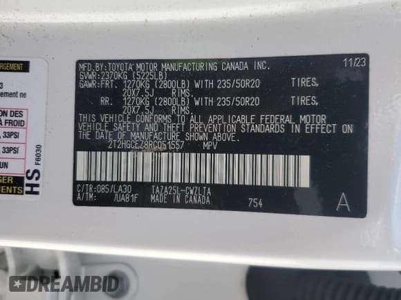 ✅ 2024 Lexus NX 350 Luxury • VIN: 2T2HGCEZ8RC051557 • Lot: 71089985. Wystawiony na Copart z przebiegiem 12 299 mil. Bezpłatny archiwum sprzedaży aukcyjnych z USA i szczegółowy raport historii pojazdu na DreamBid. Zdjęcie 13.