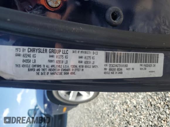 ✅ 2014 Dodge Challenger SXT • VIN: 2C3CDYAG7EH101068 • Lot: 74075524. Wystawiony na Copart z przebiegiem Nie podano. Bezpłatny archiwum sprzedaży aukcyjnych z USA i szczegółowy raport historii pojazdu na DreamBid. Zdjęcie 13.