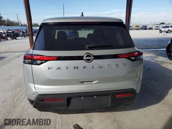 2024 Nissan Pathfinder S with VIN 5N1DR3AA7RC293984, listed as a Copart auction lot 42740525 with 1,627 mi miles and Salvage title. Bid and sale history available at DreamBid. Image 6.