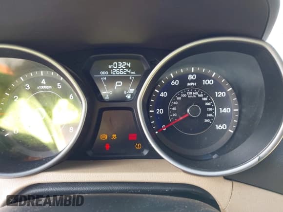 ✅ 2013 Hyundai Elantra GLS • VIN: 5NPDH4AE1DH262341 • Lot: 43441443. Listed on IAAI with 126,624 mi. Free auction sales archive from the USA and detailed vehicle history report at DreamBid. Image 7.