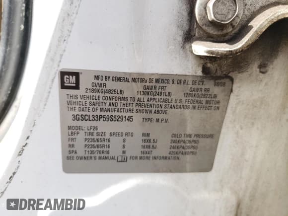 ✅ 2009 Saturn VUE XE • VIN: 3GSCL33P59S529145 • Lot: 81799705. Wystawiony na Copart z przebiegiem 171 243 mil. Bezpłatny archiwum sprzedaży aukcyjnych z USA i szczegółowy raport historii pojazdu na DreamBid. Zdjęcie 13.