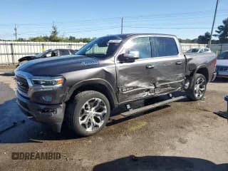 ✅ 2020 Ram 1500 Limited • VIN: 1C6SRFHT3LN356375 • Lot: 86874055. Listed on Copart with 77,629 mi. Free auction sales archive from the USA and detailed vehicle history report at DreamBid. Image 1.