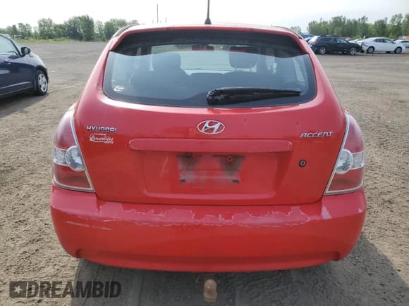 ✅ 2007 Hyundai Accent GS • VIN: KMHCN35C37U040655 • Лот: 65503585. Опубликован ранее на Copart с пробегом 233 818 миль. Бесплатный доступ к архиву аукционных продаж из США и подробный отчёт об истории автомобиля на DreamBid. Изображение 6.