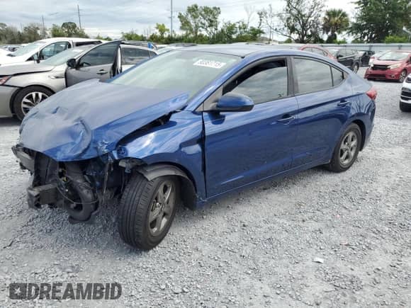 2018 Hyundai Elantra Eco с VIN 5NPD94LA3JH307136, выставлен на аукционе Copart как лот 80381715 с пробегом 65 734 миль миль и На запчасти • Non repairable. История ставок и продаж доступна на DreamBid. Изображение 1.