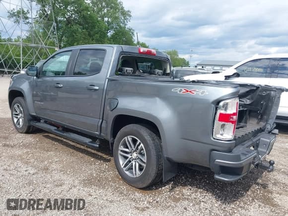 ✅ 2022 Chevrolet Colorado 4WD Work Truck • VIN: 1GCGTBEN2N1145080 • Lot: 42331013. Listed on IAAI with 96,963 mi. Free auction sales archive from the USA and detailed vehicle history report at DreamBid. Image 3.