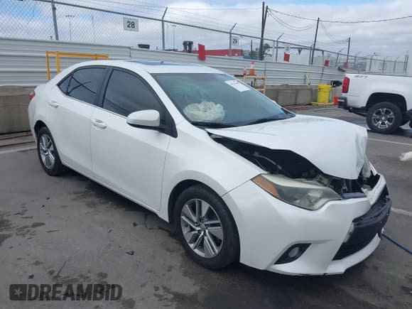 ✅ 2014 Toyota Corolla LE Eco • VIN: 5YFBPRHE3EP021625 • Lot: 41535848. Listed on IAAI with 137,433 mi. Free auction sales archive from the USA and detailed vehicle history report at DreamBid. Image 1.