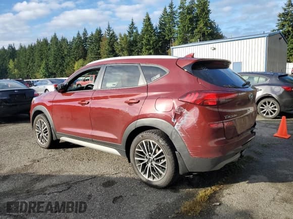 ✅ 2019 Hyundai Tucson Ultimate • VIN: KM8J3CAL5KU987661 • Лот: 84595045. Опубликован ранее на Copart с пробегом 63 487 миль. Бесплатный доступ к архиву аукционных продаж из США и подробный отчёт об истории автомобиля на DreamBid. Изображение 2.