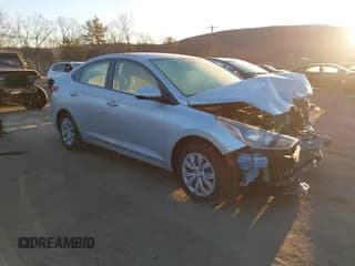 ✅ 2022 Hyundai Accent SE • VIN: 3KPC24A61NE157732 • Lot: 43878406. Listed on IAAI with 65,283 mi. Free auction sales archive from the USA and detailed vehicle history report at DreamBid. Image 1.