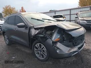 ✅ 2021 Ford Escape SEL • VIN: 1FMCU9H63MUA52182 • Lot: 43635722. Listed on IAAI with 74,140 mi. Free auction sales archive from the USA and detailed vehicle history report at DreamBid. Image 1.