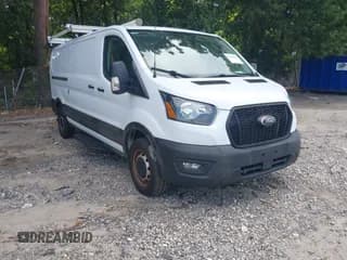 ✅ 2023 Ford Transit Cargo • VIN: 1FTYE1Y82PKA83403 • Lot: 42621450. Listed on IAAI with 44,617 mi. Free auction sales archive from the USA and detailed vehicle history report at DreamBid. Image 1.
