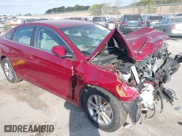 ✅ 2015 Hyundai Sonata SE • VIN: 5NPE24AF7FH183631 • Lot: 43378881. Listed on IAAI with 118,541 mi. Free auction sales archive from the USA and detailed vehicle history report at DreamBid. Image 1.