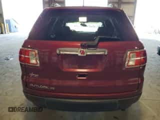 2008 Saturn Outlook XE z VIN 5GZER137X8J215478, wystawiony jako Copart lot #69053454 z przebiegiem 175 176 mil mil oraz Szkoda całkowita • Salvage title. Historia ofert i sprzedaży dostępna na DreamBid. Obrazek 6.