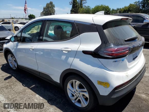 ✅ 2022 Chevrolet Bolt EV 1LT • VIN: 1G1FW6S01N4101338 • Lot: 65924505. Listed on Copart with 44,759 mi. Free auction sales archive from the USA and detailed vehicle history report at DreamBid. Image 2.