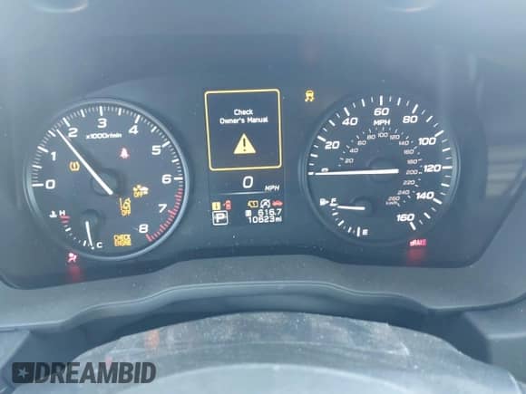 2024 Subaru Impreza with VIN JF1GUABC5R8854700, listed as a IAAI auction lot 43123622 with 10,623 mi miles and . Bid and sale history available at DreamBid. Image 7.