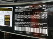 ✅ 2021 Mercedes-Benz GLE 580 • VIN: 4JGFB8GB7MA409005 • Lot: 51950375. Wystawiony na Copart z przebiegiem 40 714 mil. Bezpłatny archiwum sprzedaży aukcyjnych z USA i szczegółowy raport historii pojazdu na DreamBid. Zdjęcie 13.