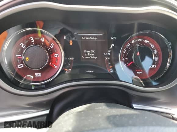 2021 Dodge Challenger SRT Hellcat with VIN 2C3CDZC93MH599434, listed as a Copart auction lot 54878345 with 16,554 mi miles and Salvage title. Bid and sale history available at DreamBid. Image 9.