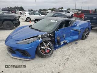 2021 Chevrolet Corvette 3LT с VIN 1G1YC3D4XM5118213, выставлен на аукционе Copart как лот 78715794 с пробегом Не указан миль и Списание • Salvage title. История ставок и продаж доступна на DreamBid. Изображение 1.