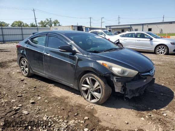 2014 Hyundai Elantra SE with VIN 5NPDH4AE2EH476529, listed as a Copart auction lot 70890175 with 160,003 mi miles and Salvage title. Bid and sale history available at DreamBid. Image 4.