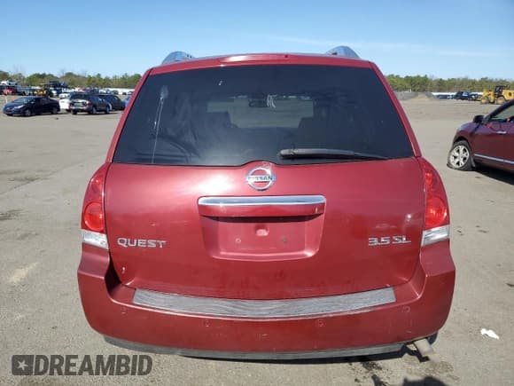 ✅ 2007 Nissan Quest SE • VIN: 5N1BV28U87N108114 • Lot: 52688705. Listed on Copart with 118,575 mi. Free auction sales archive from the USA and detailed vehicle history report at DreamBid. Image 6.
