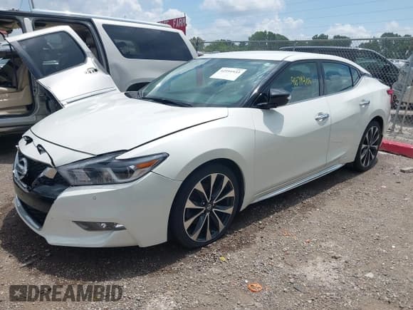 ✅ 2016 Nissan Maxima Platinum • VIN: 1N4AA6AP6GC413720 • Lot: 42591933. Wystawiony na IAAI z przebiegiem 96 714 mil. Bezpłatny archiwum sprzedaży aukcyjnych z USA i szczegółowy raport historii pojazdu na DreamBid. Zdjęcie 2.