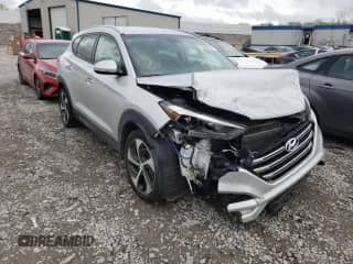 2016 Hyundai Tucson Eco z VIN KM8J33A20GU205930, wystawiony jako Copart lot #84639704 z przebiegiem 100 253 mil mil oraz Szkoda całkowita • Salvage title. Historia ofert i sprzedaży dostępna na DreamBid. Obrazek 1.