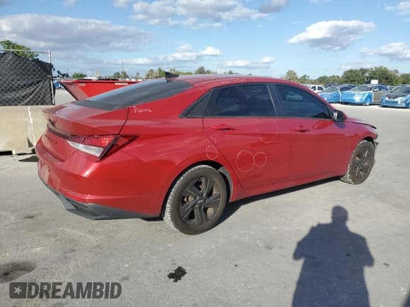 ✅ 2022 Hyundai Elantra SEL • VIN: KMHLS4AG7NU252379 • Lot: 91185475. Listed on Copart with 44,739 mi. Free auction sales archive from the USA and detailed vehicle history report at DreamBid. Image 3.