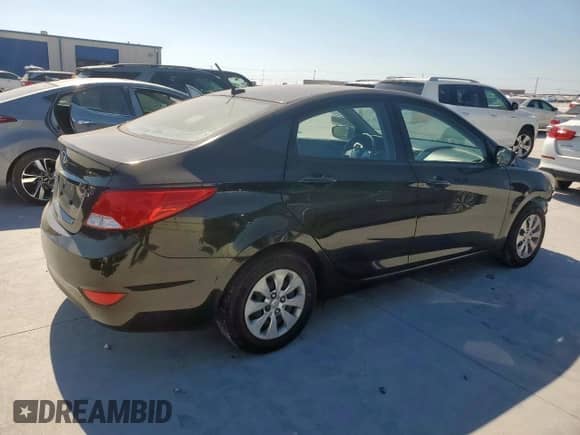 2017 Hyundai Accent SE with VIN KMHCT4AE6HU353879, listed as a Copart auction lot 86433135 with 122,307 mi miles and Non repairable. Bid and sale history available at DreamBid. Image 3.