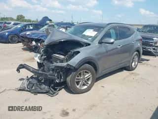 2018 Hyundai Santa Fe 2.4L z VIN 5NMZUDLB1JH065408, wystawiony jako IAAI lot #43342396 z przebiegiem 113 154 mil mil oraz . Historia ofert i sprzedaży dostępna na DreamBid. Obrazek 2.