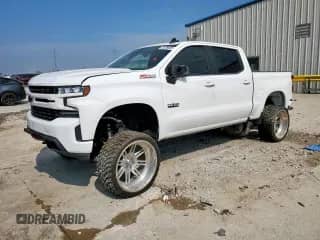 2020 Chevrolet Silverado 1500 RST with VIN 3GCUYEED7LG284455, listed as a Copart auction lot 70129605 with 73,082 mi miles and Salvage title. Bid and sale history available at DreamBid. Image 1.