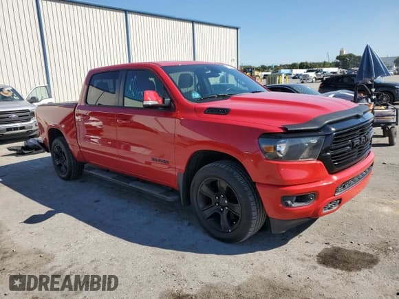 ✅ 2020 Ram 1500 Big Horn • VIN: 1C6SRFFT6LN247234 • Lot: 92705085. Listed on Copart with 102,303 mi. Free auction sales archive from the USA and detailed vehicle history report at DreamBid. Image 4.
