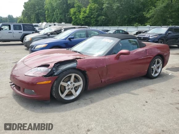 ✅ 2007 Chevrolet Corvette • VIN: 1G1YY36U075118563 • Lot: 59271275. Listed on Copart with 62,467 mi. Free auction sales archive from the USA and detailed vehicle history report at DreamBid. Image 1.