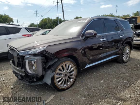 2020 Hyundai Palisade Limited with VIN KM8R5DHE9LU080231, listed as a Copart auction lot 67381813 with 22,525 mi miles and . Bid and sale history available at DreamBid. Image 1.