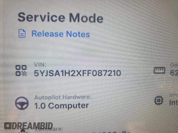 ✅ 2015 Tesla Model S 85D • VIN: 5YJSA1H2XFF087210 • Lot: 91139795. Wystawiony na Copart z przebiegiem 62 300 mil. Bezpłatny archiwum sprzedaży aukcyjnych z USA i szczegółowy raport historii pojazdu na DreamBid. Zdjęcie 12.