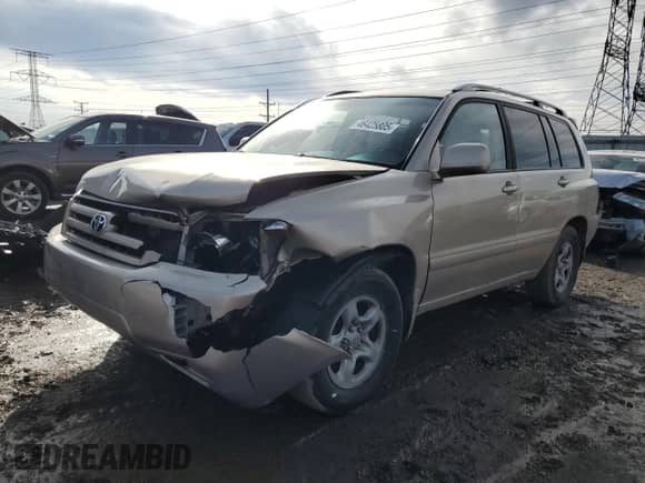 2007 Toyota Highlander w/3rd Row с VIN JTEDD21AX70155637, выставлен на аукционе Copart как лот 46425805 с пробегом 202 974 миль миль и Списание • Salvage title. История ставок и продаж доступна на DreamBid. Изображение 1.