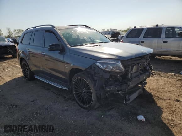 ✅ 2019 Mercedes-Benz GLS 63 AMG • VIN: 4JGDF7FE9KB240923 • Lot: 73303234. Listed on Copart with 50,454 mi. Free auction sales archive from the USA and detailed vehicle history report at DreamBid. Image 4.