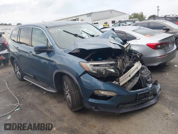 ✅ 2016 Honda Pilot EX-L • VIN: 5FNYF6H84GB085595 • Lot: 43265523. Listed on IAAI with 139,023 mi. Free auction sales archive from the USA and detailed vehicle history report at DreamBid. Image 1.