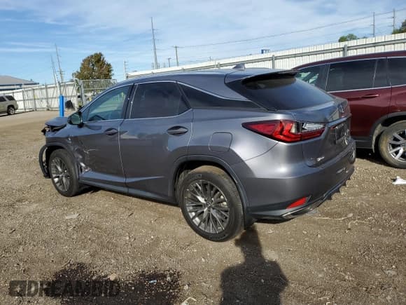 ✅ 2022 Lexus RX 350 F Sport • VIN: 2T2SZMDAXNC341830 • Lot: 84917455. Listed on Copart with 30,894 mi. Free auction sales archive from the USA and detailed vehicle history report at DreamBid. Image 2.