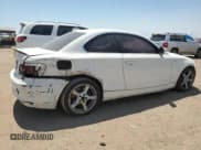 ✅ 2013 BMW 1 Series 128i • VIN: WBAUP7C54DVP25118 • Lot: 67860225. Listed on Copart with 94,358 mi. Free auction sales archive from the USA and detailed vehicle history report at DreamBid. Image 3.