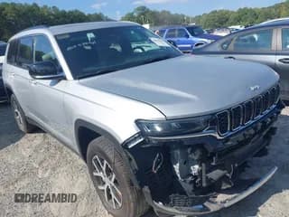 ✅ 2024 Jeep Grand Cherokee Limited • VIN: 1C4RJKBGXR8534616 • Lot: 43089540. Listed on IAAI with 41,607 mi. Free auction sales archive from the USA and detailed vehicle history report at DreamBid. Image 1.