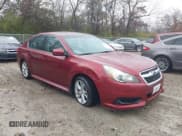 ✅ 2013 Subaru Legacy Premium • VIN: 4S3BMCG60D3013439 • Lot: 43727134. Listed on IAAI with 173,007 mi. Free auction sales archive from the USA and detailed vehicle history report at DreamBid. Image 1.