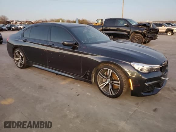 ✅ 2018 BMW 7 Series 740i • VIN: WBA7E2C51JG741752 • Lot: 71548522. Listed on Copart with Not provided. Free auction sales archive from the USA and detailed vehicle history report at DreamBid. Image 4.