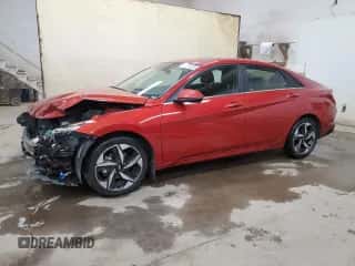 2021 Hyundai Elantra Limited with VIN KMHLP4AG9MU102497, listed as a Copart auction lot 84274225 with 109,002 mi miles and Non repairable. Bid and sale history available at DreamBid. Image 1.