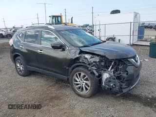 ✅ 2015 Nissan Rogue SL • VIN: 5N1AT2MV1FC912118 • Lot: 43056074. Listed on IAAI with 177,246 mi. Free auction sales archive from the USA and detailed vehicle history report at DreamBid. Image 1.