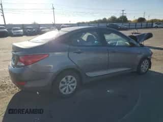 2015 Hyundai Accent GLS with VIN KMHCT4AE1FU912980, listed as a Copart auction lot 82494565 with 135,502 mi miles and Salvage title. Bid and sale history available at DreamBid. Image 3.